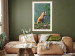 Wall Poster Red Hunter - majestic wild animal amidst forest on a blurred background 138726 additionalThumb 14