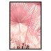Wall Poster Pink Palm Trees - Leaves in Pastel Colors on a Sunny Day 144126 additionalThumb 16