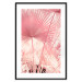 Wall Poster Pink Palm Trees - Leaves in Pastel Colors on a Sunny Day 144126 additionalThumb 23