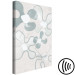 Canvas Blue Daisies (1-piece) - flower-shaped abstraction 144726 additionalThumb 6