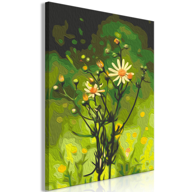 Paint by Number Kit Freshness of Nature - Delicate Summer Flower in a Green Meadow 146726 additionalImage 5