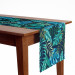 Table Runner Monstera in blue glow - plant motif with exotic leaves 147226 additionalThumb 5