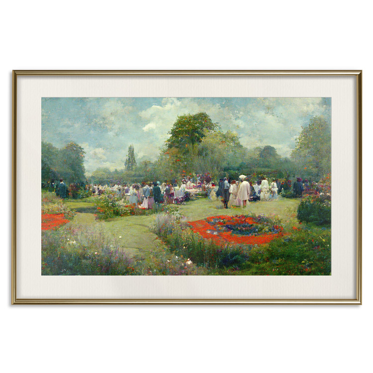 Poster Garden Party - Ai-Generated Landscape in Monet’s Style 151126 additionalImage 25
