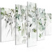 Canvas Art Print Subtle Twigs - Leaves in Delicate Shades on a White Background 151426 additionalThumb 2