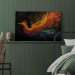 Canvas Firebird - Painterly Phoenix Rushing With the Wind on a Black Background 159526 additionalThumb 11