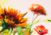 Canvas Spring Meadow - sunflowers and poppies 47226 additionalThumb 2