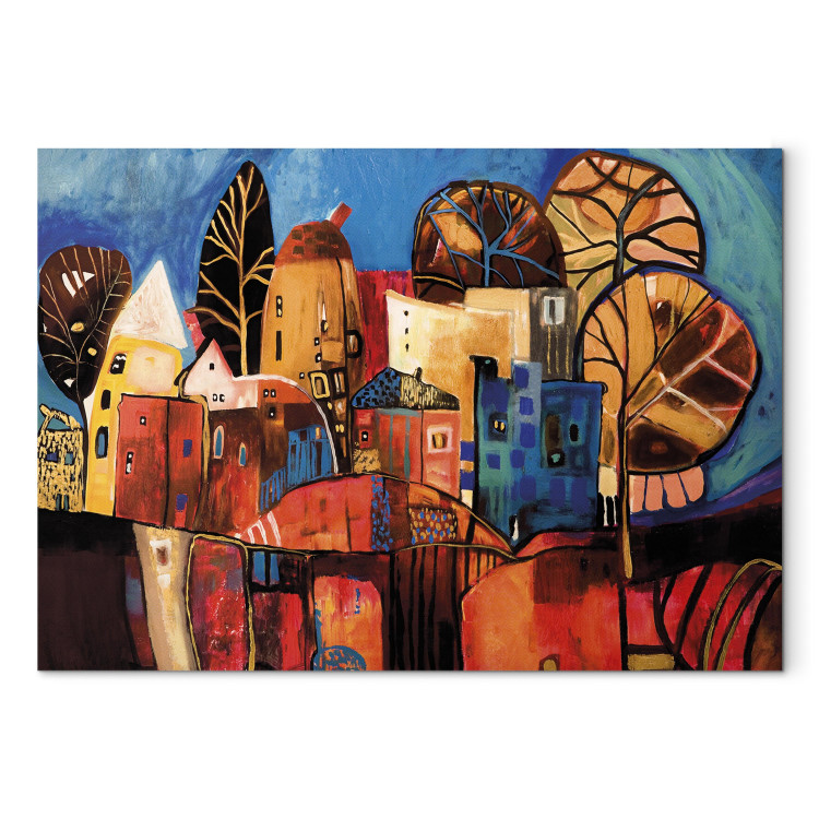 Canvas Art Print Autumnal town 49726 additionalImage 7