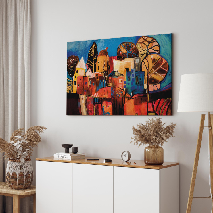 Canvas Art Print Autumnal town 49726 additionalImage 10