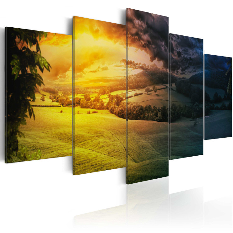 Canvas Art Print Between night and day 58726 additionalImage 2