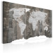 Canvas Print World Map: Wooden World 91926 additionalThumb 2