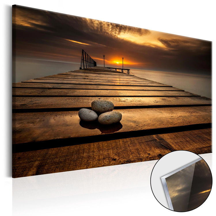 Print On Glass Peaceful Place [Glass] 92326