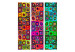 Room Divider Colorful Abstractionism - artistic abstraction of geometric figures 95326 additionalThumb 3