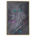 Wall Poster Gaming Addiction - abstraction with geometric figures on a dark background 114436 additionalThumb 25