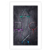 Wall Poster Gaming Addiction - abstraction with geometric figures on a dark background 114436 additionalThumb 16