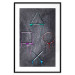 Wall Poster Gaming Addiction - abstraction with geometric figures on a dark background 114436 additionalThumb 26