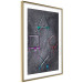 Wall Poster Gaming Addiction - abstraction with geometric figures on a dark background 114436 additionalThumb 8