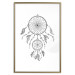 Wall Poster Dreamcatcher - black and white simple composition with a tribal amulet 114636 additionalThumb 14