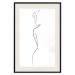 Wall Poster Better Half - black and white minimalist composition with a woman 115236 additionalThumb 18