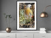 Wall Poster Golden Parrot - butterfly and parrot on a branch against a background of tropical leaves 116436 additionalThumb 6