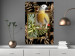 Wall Poster Golden Parrot - butterfly and parrot on a branch against a background of tropical leaves 116436 additionalThumb 19