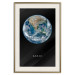 Poster Earth - text and blue-green planet against a black space backdrop 116736 additionalThumb 19