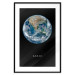 Poster Earth - text and blue-green planet against a black space backdrop 116736 additionalThumb 15