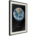 Poster Earth - text and blue-green planet against a black space backdrop 116736 additionalThumb 3