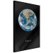 Poster Earth - text and blue-green planet against a black space backdrop 116736 additionalThumb 10