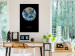Poster Earth - text and blue-green planet against a black space backdrop 116736 additionalThumb 23