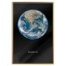 Poster Earth - text and blue-green planet against a black space backdrop 116736 additionalThumb 16