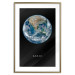 Poster Earth - text and blue-green planet against a black space backdrop 116736 additionalThumb 14