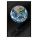 Poster Earth - text and blue-green planet against a black space backdrop 116736 additionalThumb 18