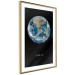 Poster Earth - text and blue-green planet against a black space backdrop 116736 additionalThumb 8