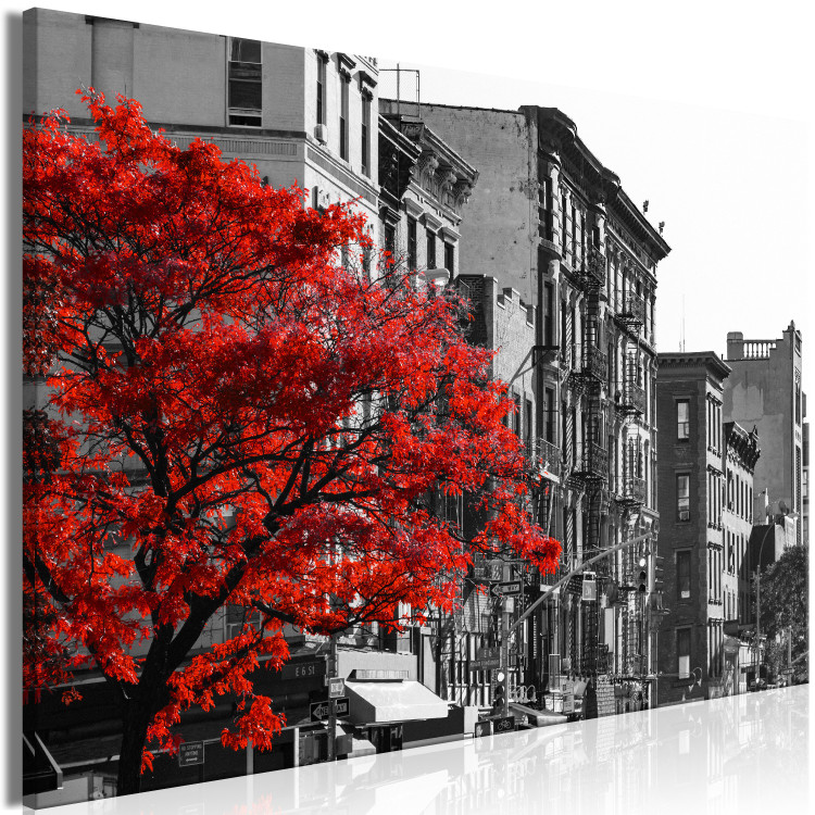 Canvas Print Street Contrast (1-part) - Architecture Photo of New York 117136 additionalImage 2