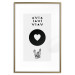Poster Heart and Crystals - black and white composition with an original motif 117336 additionalThumb 14