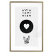 Poster Heart and Crystals - black and white composition with an original motif 117336 additionalThumb 16