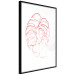 Wall Poster Monstera in Motion - botanical abstraction with tropical pink leaves 119036 additionalThumb 13