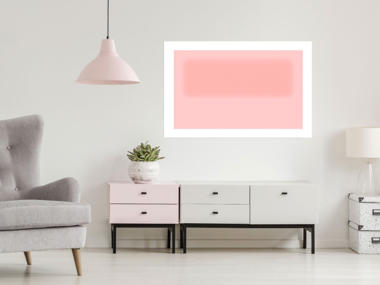 Poster Pastel Spot - minimalist composition with a pink color palette background 119136 additionalImage 2