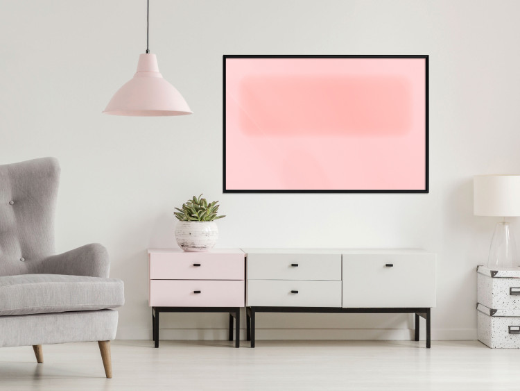 Poster Pastel Spot - minimalist composition with a pink color palette background 119136 additionalImage 3