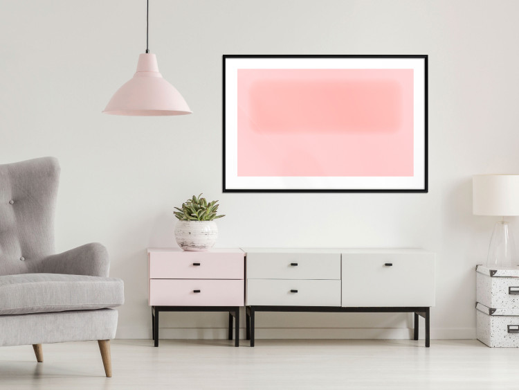 Poster Pastel Spot - minimalist composition with a pink color palette background 119136 additionalImage 4