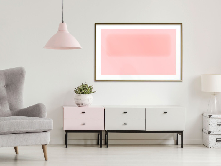 Poster Pastel Spot - minimalist composition with a pink color palette background 119136 additionalImage 13