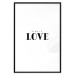 Poster Simple Love - artistic English text on a white background 122936 additionalThumb 17