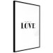 Poster Simple Love - artistic English text on a white background 122936 additionalThumb 12