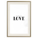 Poster Simple Love - artistic English text on a white background 122936 additionalThumb 19