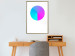 Poster Neon Gradient - geometric figure in the shape of a circle with gradient 123136 additionalThumb 15
