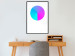 Poster Neon Gradient - geometric figure in the shape of a circle with gradient 123136 additionalThumb 6