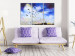 Canvas Bird flight - triptych with a sky landscape, birds and rays of the sun 123436 additionalThumb 3