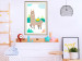 Wall Poster Unusual Llama - colorful funny animal against green mountains and clouds backdrop 123736 additionalThumb 23