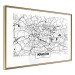 Poster City Map: Kraków - black and white map of Kraków with city name 123836 additionalThumb 6