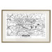 Poster City Map: Kraków - black and white map of Kraków with city name 123836 additionalThumb 19